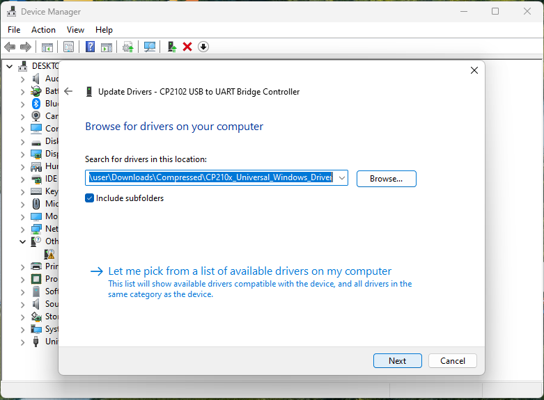 CH340G CP2102 Drivers
