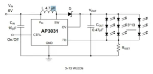 AP3031 Boost LED Driver Explained: Current Setting, OV Protection, and Design Tips