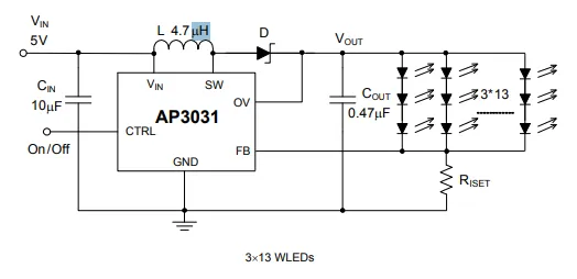 AP3031 Boost LED Driver Explained: Current Setting, OV Protection, and Design Tips